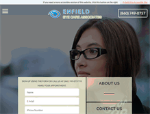 Tablet Screenshot of enfieldeyecare.com